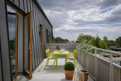 Balkong eller utsiktsbild