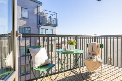 Balkong eller utsiktsbild