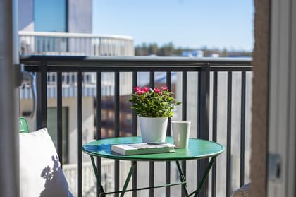 Balkong eller utsiktsbild