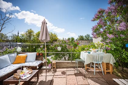 Balkong eller utsiktsbild