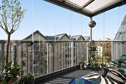 Balkong eller utsiktsbild