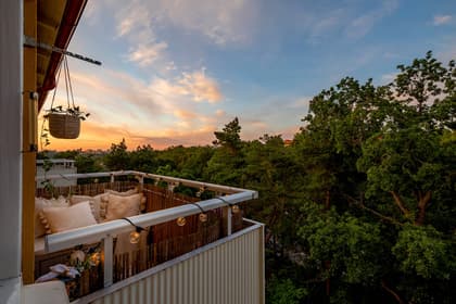 Balkong eller utsiktsbild