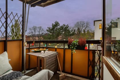 Balkong eller utsiktsbild