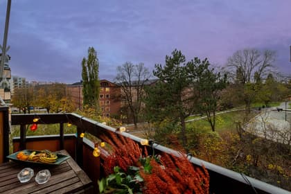 Balkong eller utsiktsbild