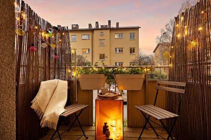 Balkong eller utsiktsbild