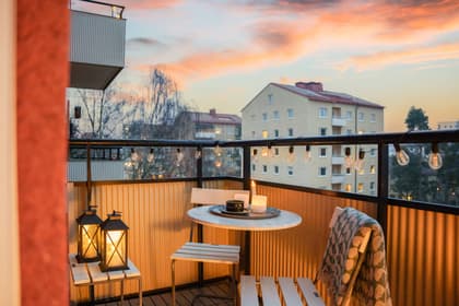 Balkong eller utsiktsbild