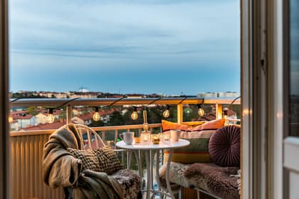 Balkong eller utsiktsbild