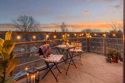 Balkong eller utsiktsbild