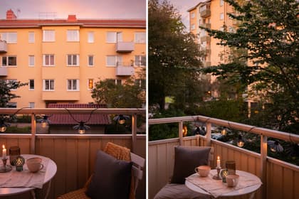 Balkong eller utsiktsbild