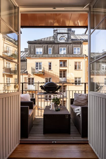 Balkong eller utsiktsbild