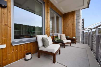 Balkong eller utsiktsbild