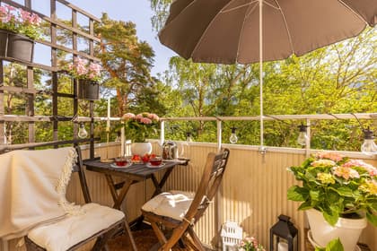 Balkong eller utsiktsbild