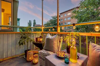 Balkong eller utsiktsbild