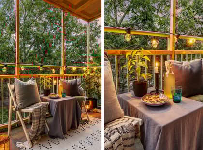 Balkong eller utsiktsbild