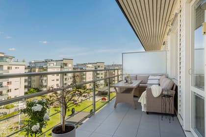 Balkong eller utsiktsbild