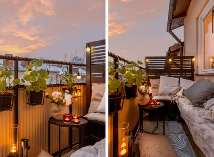 Balkong eller utsiktsbild