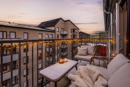 Balkong eller utsiktsbild