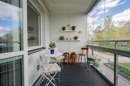 Balkong eller utsiktsbild