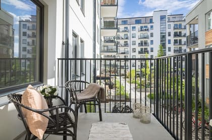 Balkong eller utsiktsbild