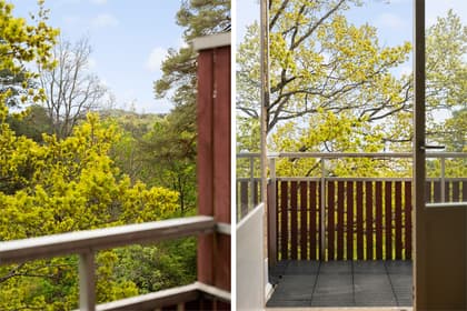 Balkong eller utsiktsbild