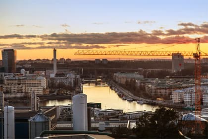 Balkong eller utsiktsbild