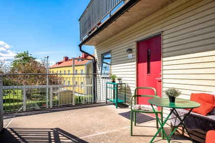 Balkong eller utsiktsbild