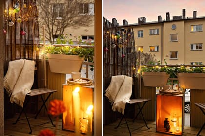 Balkong eller utsiktsbild