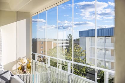 Balkong eller utsiktsbild