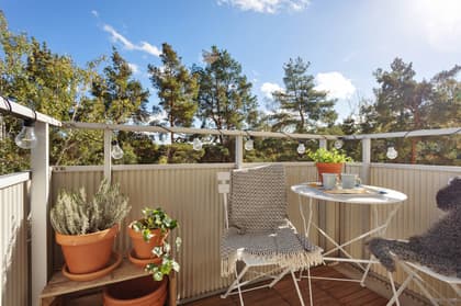 Balkong eller utsiktsbild