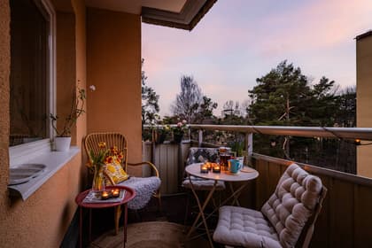 Balkong eller utsiktsbild