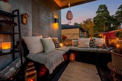 Balkong eller utsiktsbild