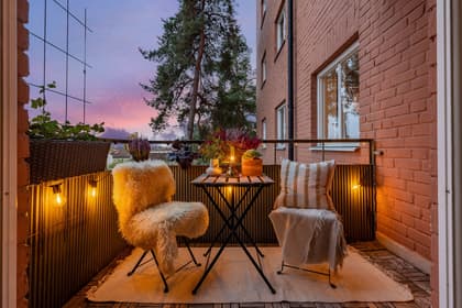 Balkong eller utsiktsbild