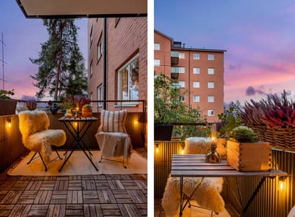 Balkong eller utsiktsbild