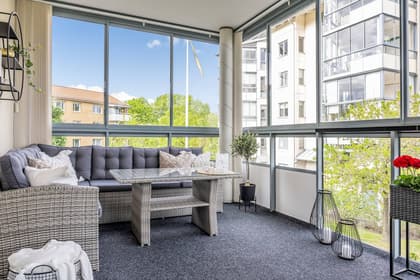 Balkong eller utsiktsbild