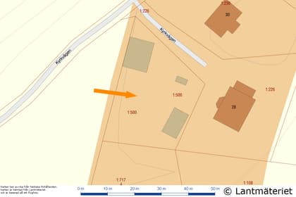 Illustrerad karta över fastigheten eller området