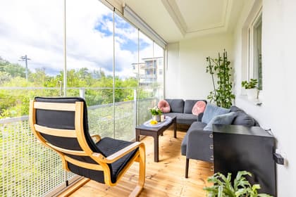 Balkong eller utsiktsbild