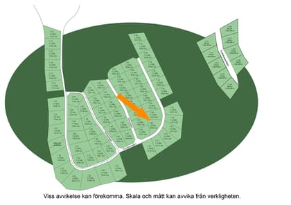 Illustrerad karta över fastigheten eller området