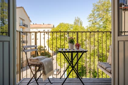 Balkong eller utsiktsbild