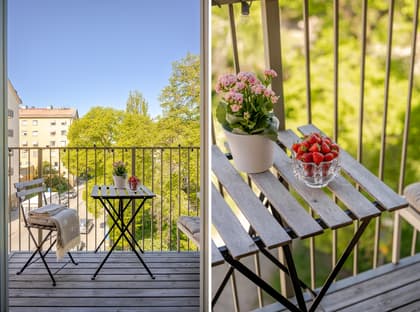 Balkong eller utsiktsbild