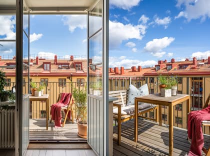 Balkong eller utsiktsbild