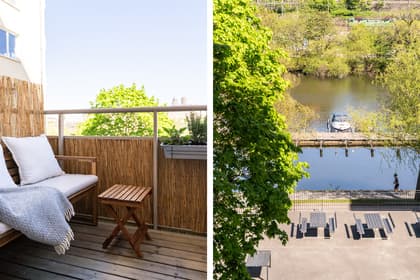 Balkong eller utsiktsbild