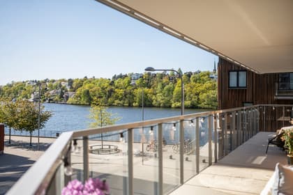 Balkong eller utsiktsbild