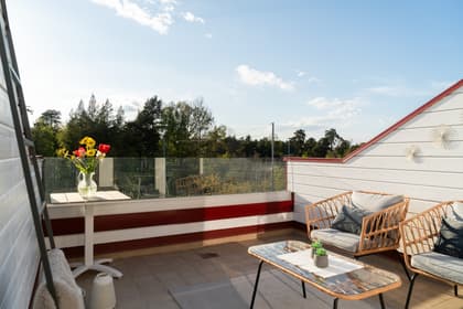 Balkong eller utsiktsbild