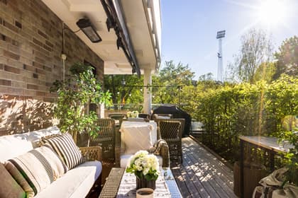 Balkong eller utsiktsbild