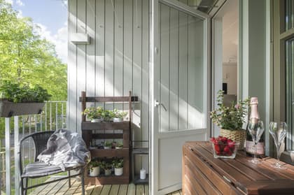 Balkong eller utsiktsbild