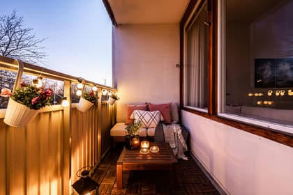 Balkong eller utsiktsbild