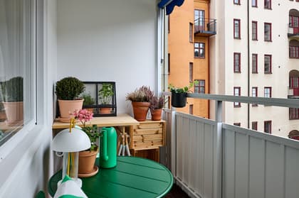 Balkong eller utsiktsbild