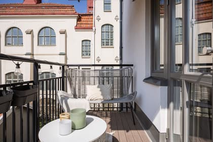 Balkong eller utsiktsbild