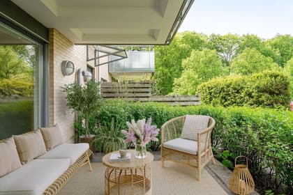 Balkong eller utsiktsbild