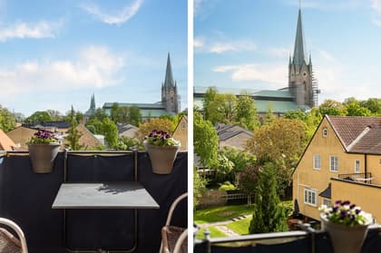 Balkong eller utsiktsbild